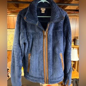 L.L. Bean Navy Sherpa Jacket
